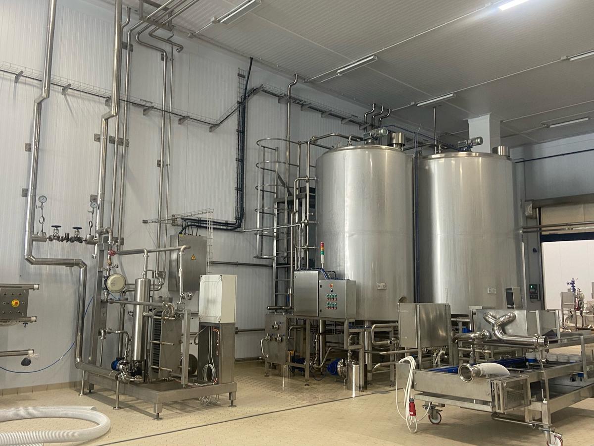 Dairy processing area
